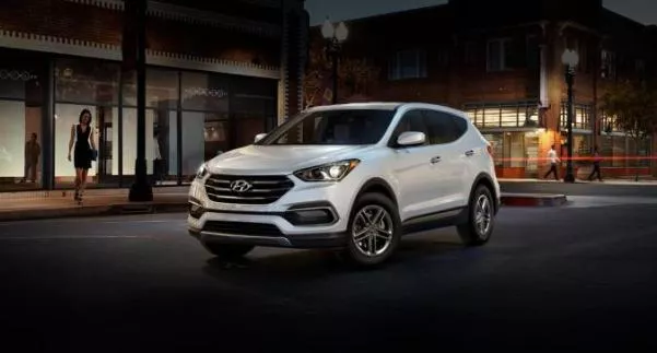 Hyundai Santa Fe Sport angular front