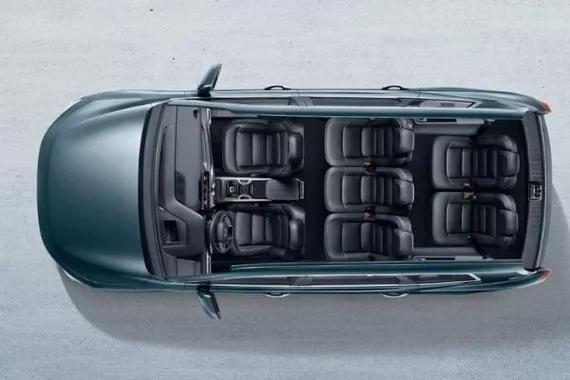 Interior layout of the Geely Okavango