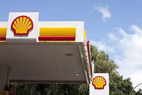 A Shell gas station