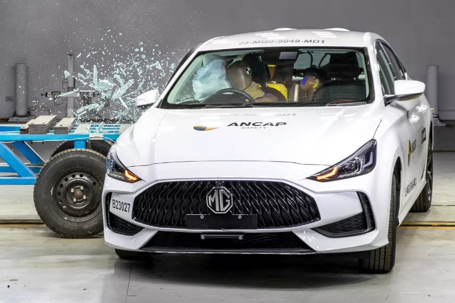 Side impact test [Photo: ANCAP]