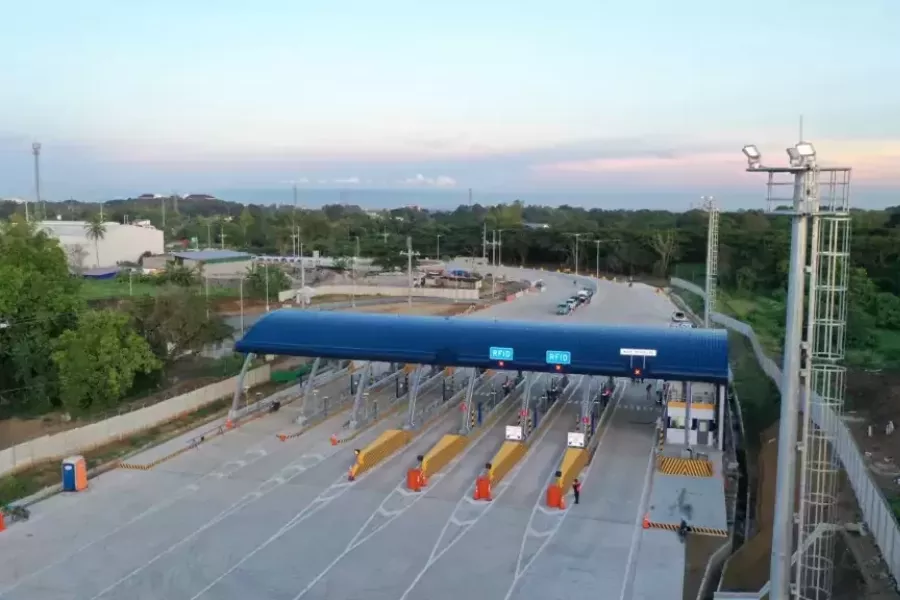 The new interchange can reduce travel times to and from Tagaytay City Another picture of the new interchange.