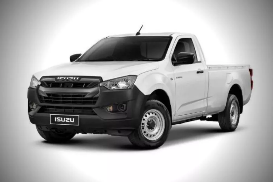 The entry-level 2021 Isuzu D-Max Singlecab A picture of the Philippine-spec Singlecab