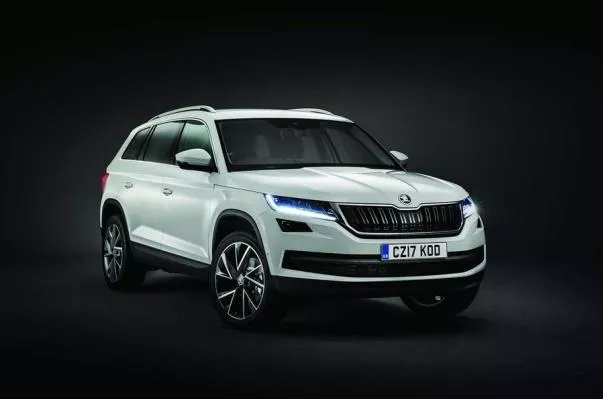 angular front of the Skoda Kodiaq