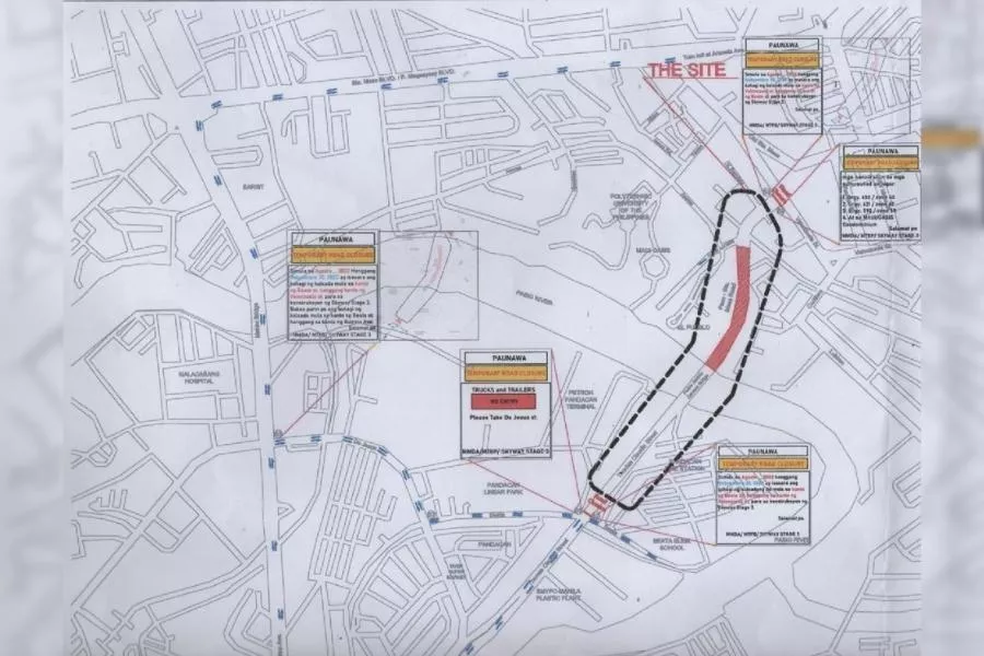 Alternative routes for Skyway Stage 3 works 