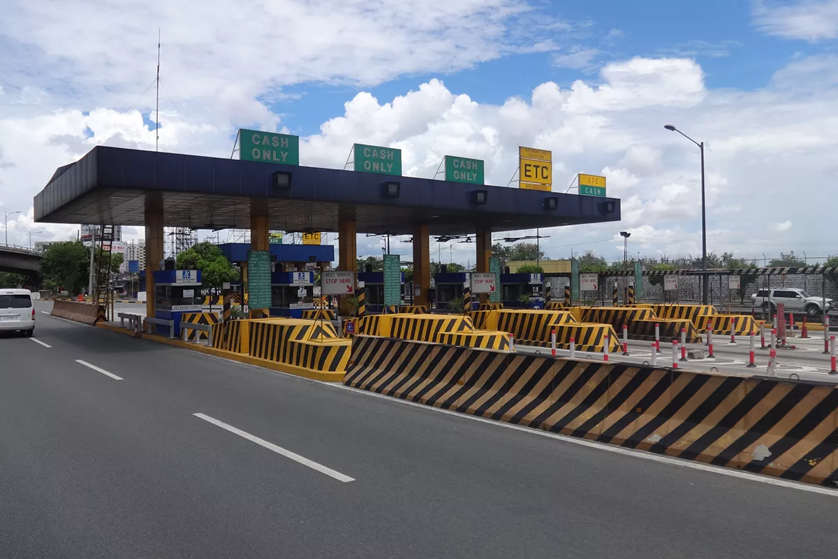 A picture of a toll plaza in Southern Philippines