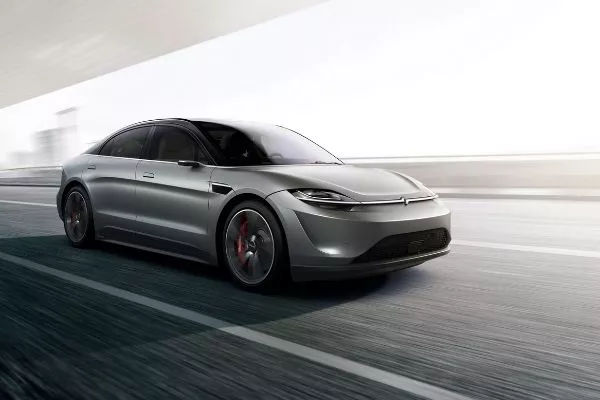 sony vision s on the road