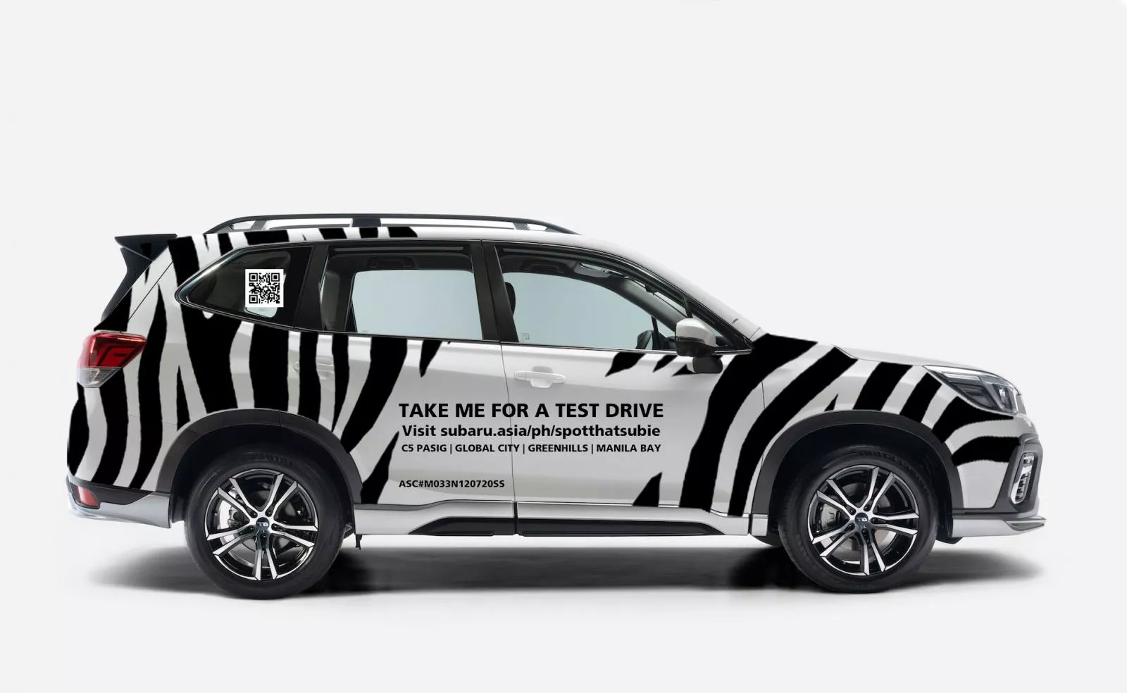 Subaru Forester zebra