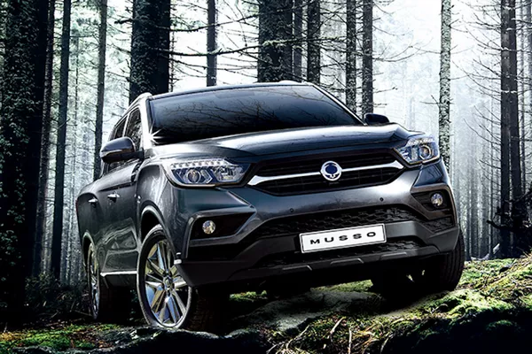 Angular front of the SsangYong 2018