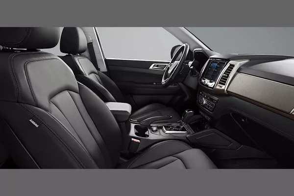 interior of the SsangYong 2018