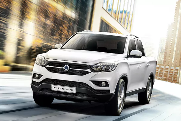 Angular front of the SsangYong 2018