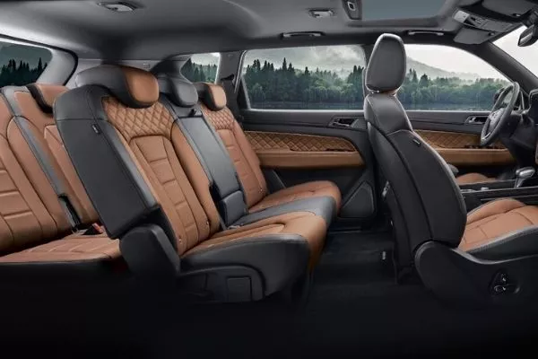Interior view of the SsangYong Rexton Interior view of the SsangYong Rexton