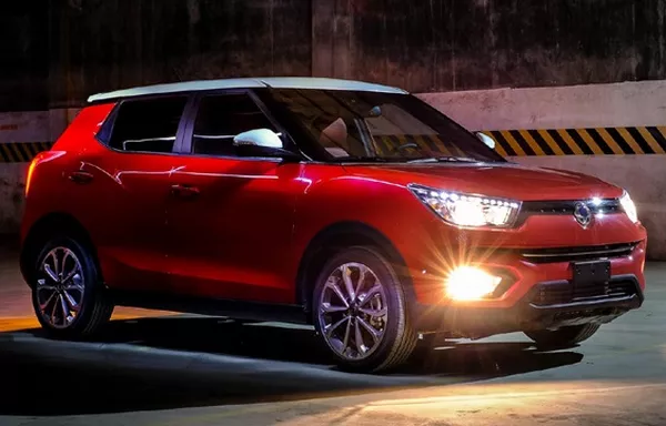 angular front of the SsangYong Tivoli 2018 Premium Sport