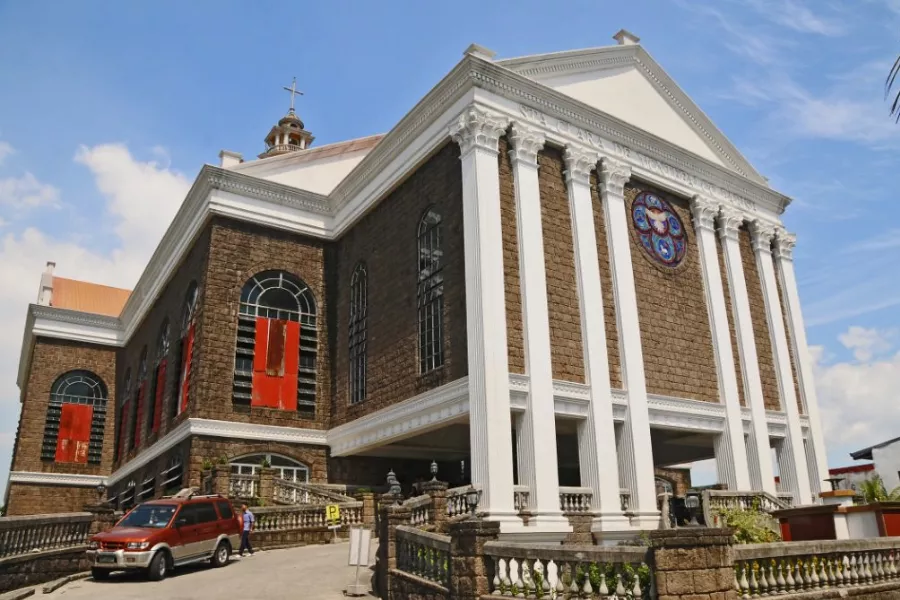 A picture of the Sta. Clara de Montefalco Church