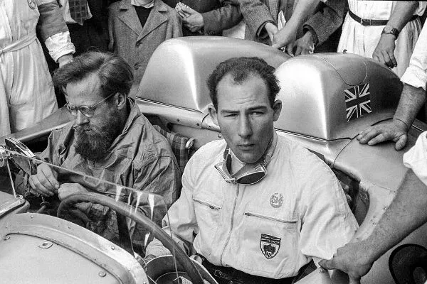 Stirling Moss at the Mille Miglia in 1955