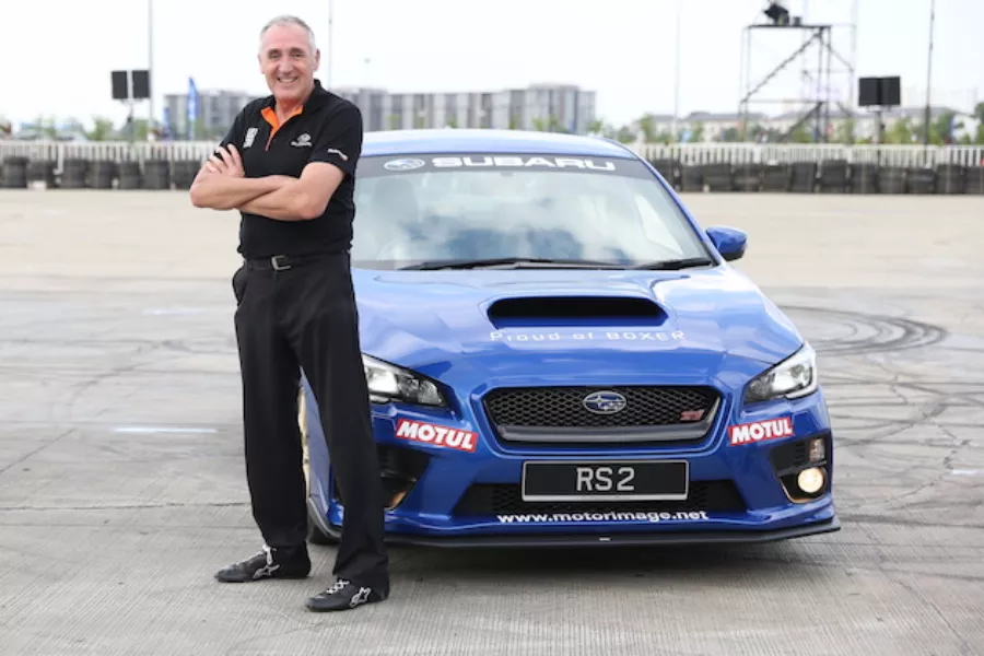 Russ Swift with a Subaru WRX