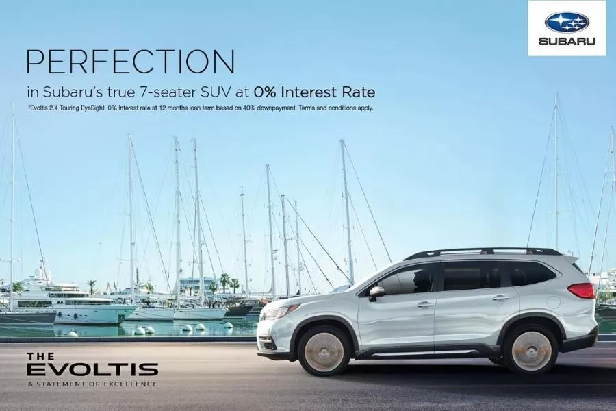 Subaru Evoltis January 2022 promo