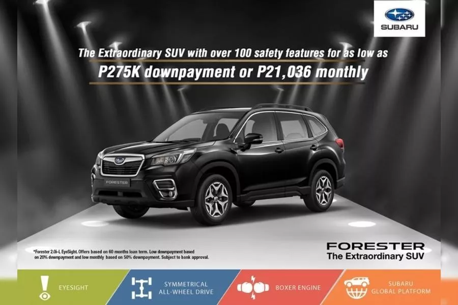 Subaru Forester January 2022 promo