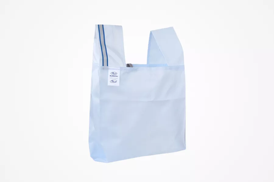 Blue Subaru tote bag