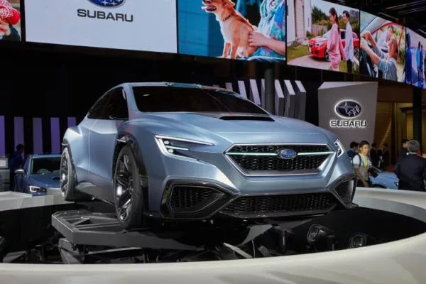 Angular front of a Subaru Viziv Performance Concept