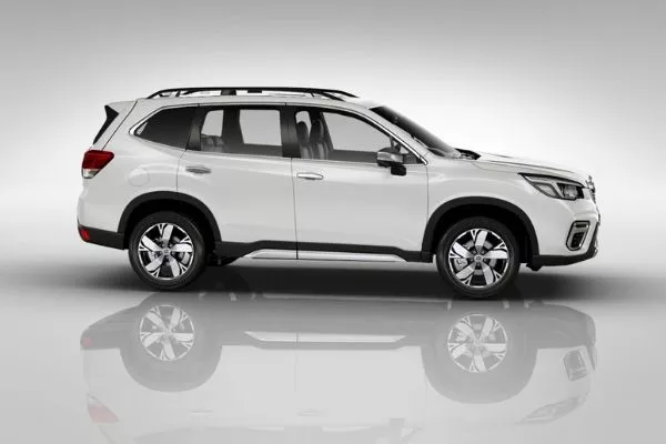 Side view of the Subaru Forester