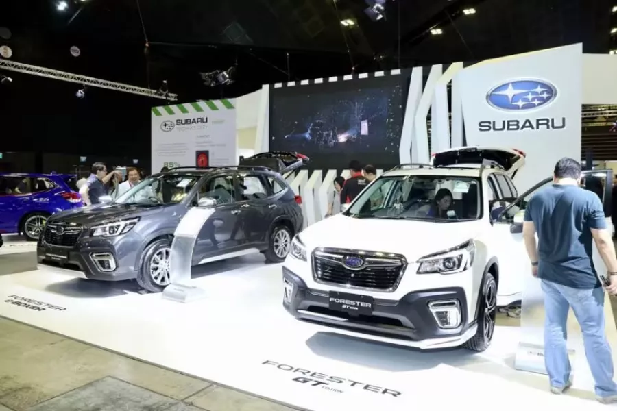 Subaru Forester at the Singapore Motor Show