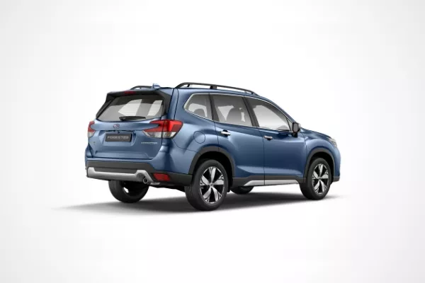 Rear view of the Subaru Forester