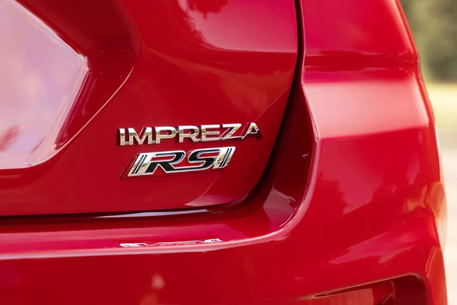 Subaru Impreza RS badge