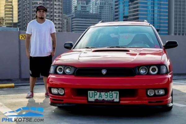 Subaru Legacy BG5 with owner