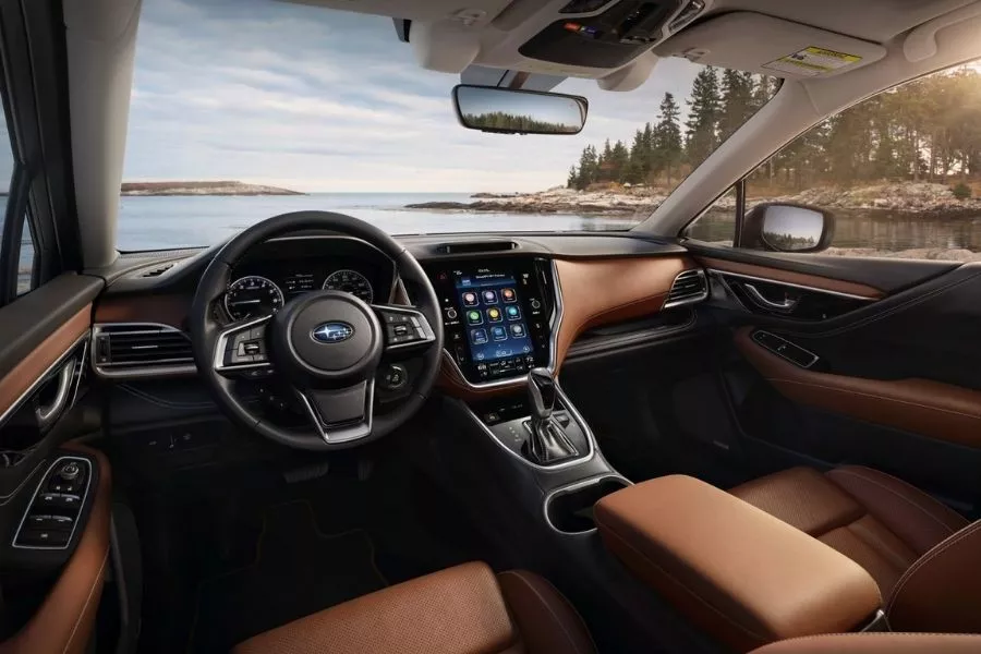Note that these pictures are of the global version and the Philippine version might look a bit different A picture of the interior of the 2022 Subaru Outback