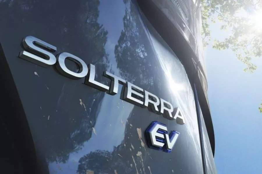 Subaru Solterra badge