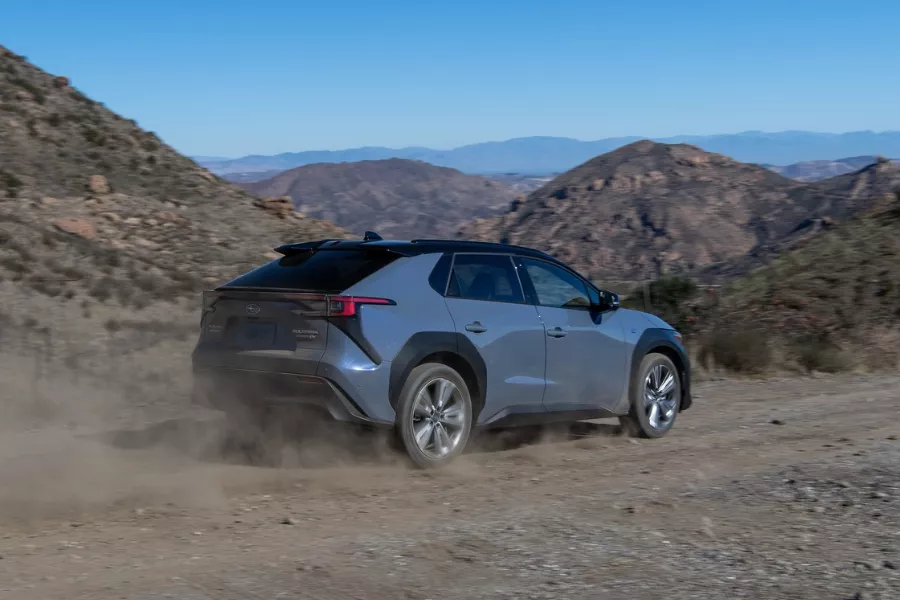 Subaru Solterra rear view