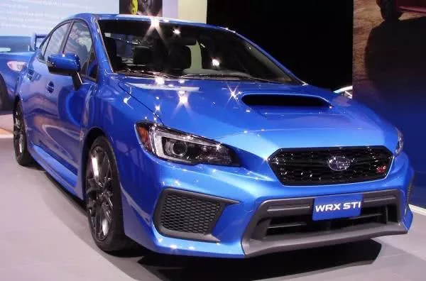 angular front of the Subaru WRX STI 2019