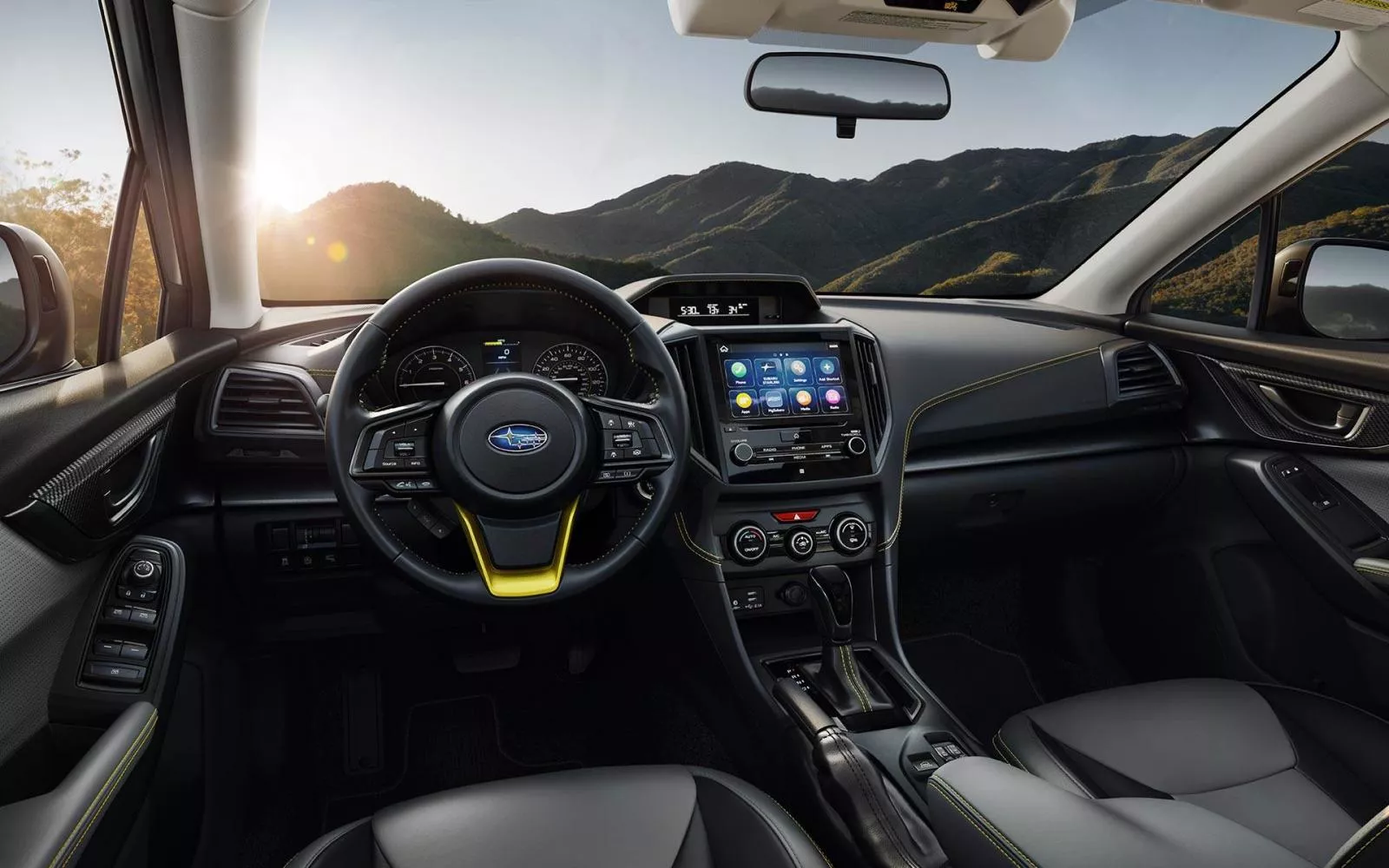 New Subaru XV interior view