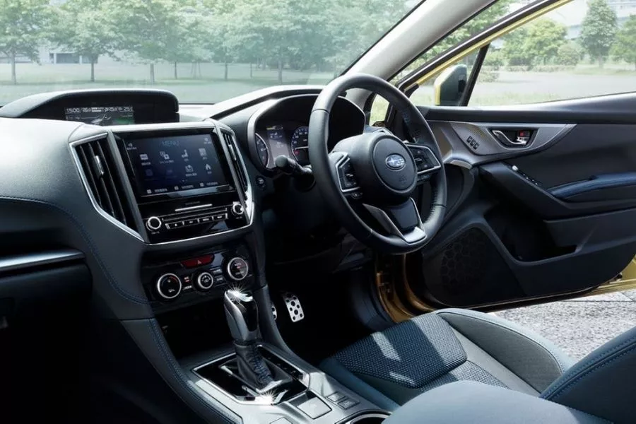 A picture of the Japanese market 2021 Subaru XV's interior