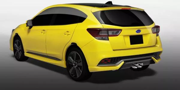 angular rear of the Subaru Impreza Future Sport concept