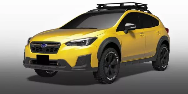 angular front of the Subaru XV Fun Adventure concept