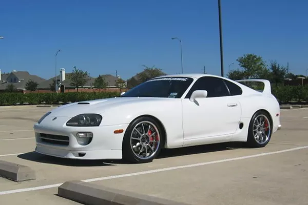 A picture of a majestic Toyota Supra Mark IV in white