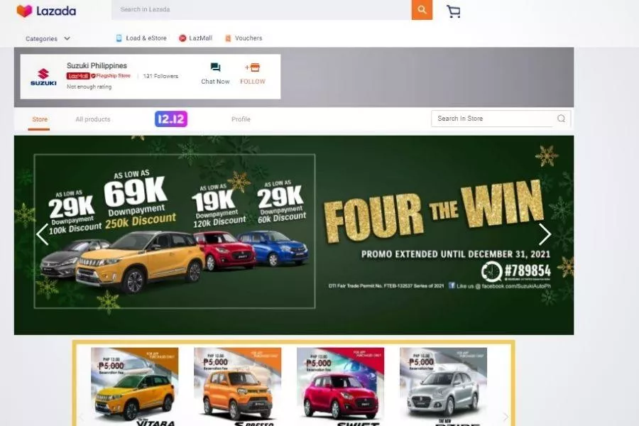 Suzuki LazMall store