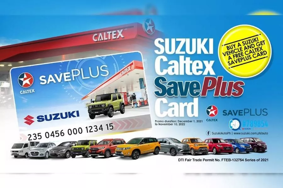 Suzuki Philippines with Caltex card