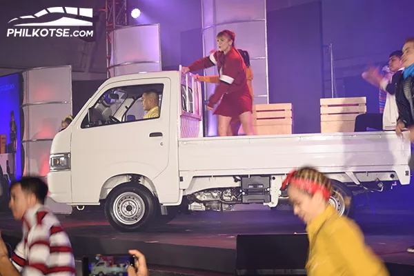 A picture of the 2020 Suzuki Carry during it's launching event at Alabang