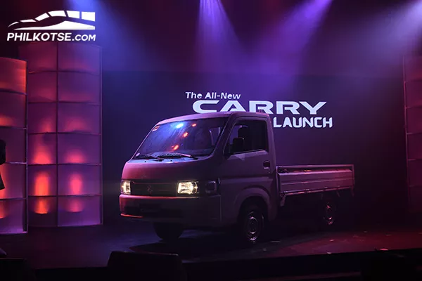 A picture of the 2020 Suzuki Carry during its launching event at Alabang