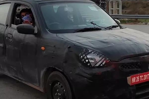 Indian-spec Suzuki Celerio spy shot