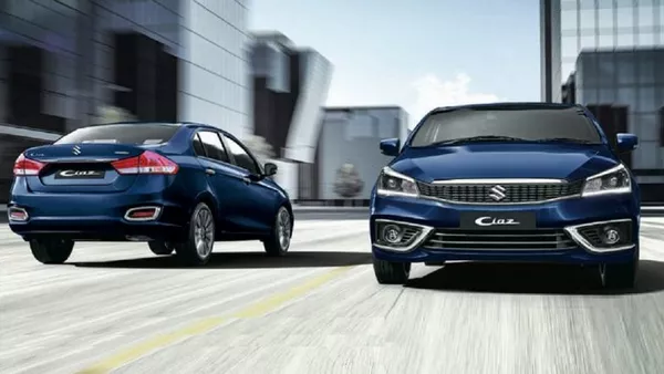 Suzuki Ciaz 2018 facelift  and anguar rear of Suzuki Ciaz 2018 facelift 
