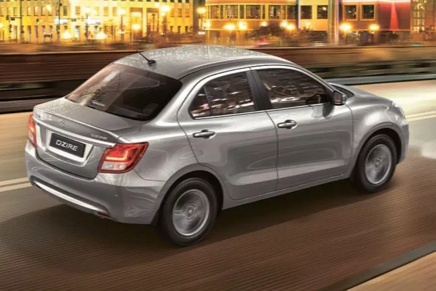 Suzuki Dzire rear view