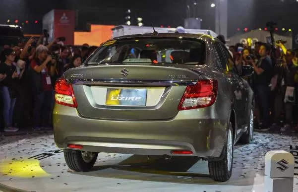 Suzuki Swift Dzire 2018 rear view