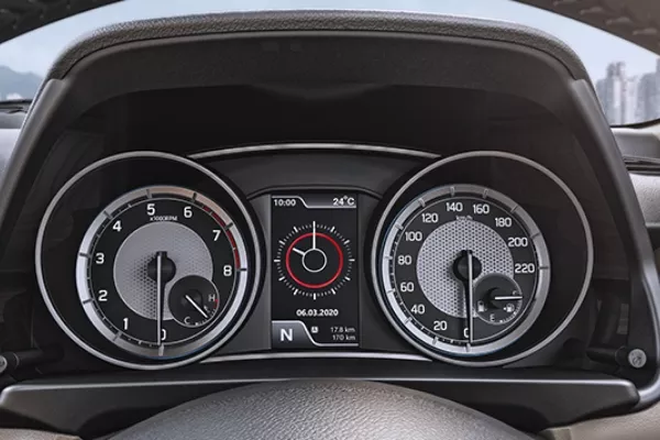 Gauge Cluster of Suzuki Dzire
