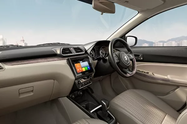 Interior if Suzuki Dzire