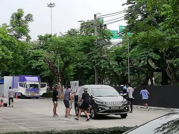 Suzuki Ertiga 2018 in promo shoot