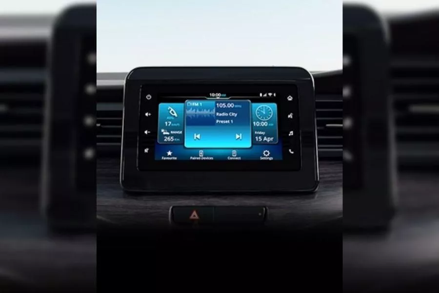Suzuki Ertiga infotainment touchscreen