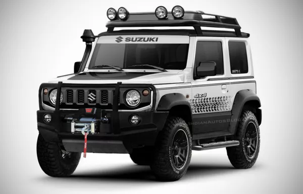 angular front of the The Suzuki Jimny 2018